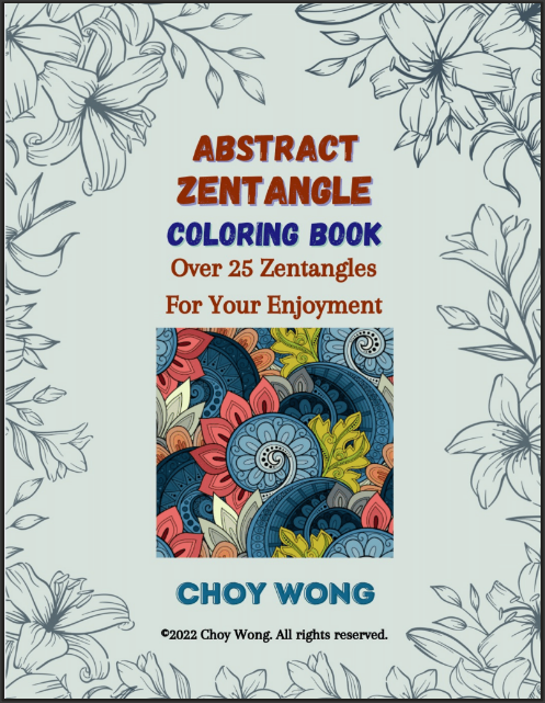 Abstract Zentangle Coloring Book