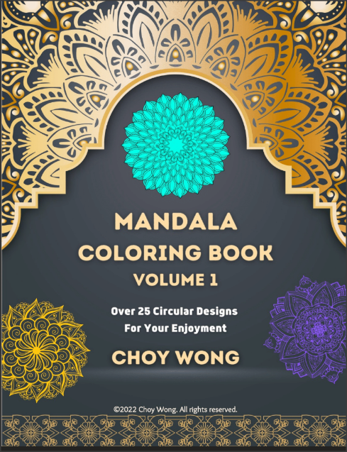 MANDALA COLORING BOOK Volume 1